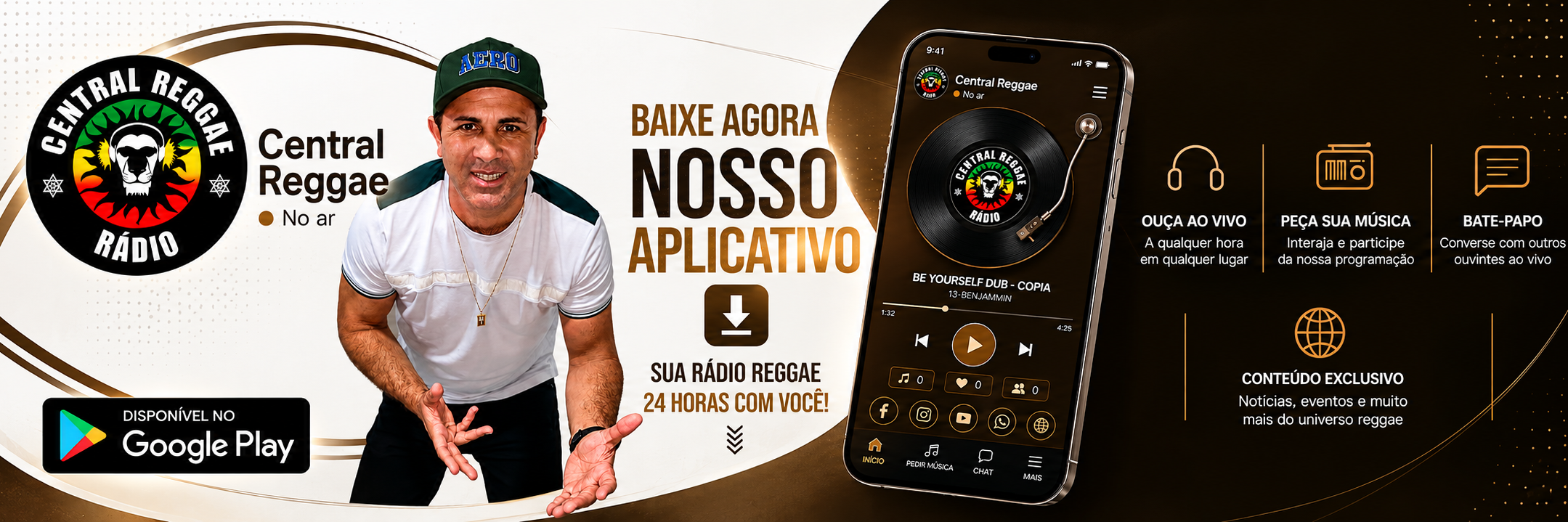Clique Aqui e baixe nosso novo App